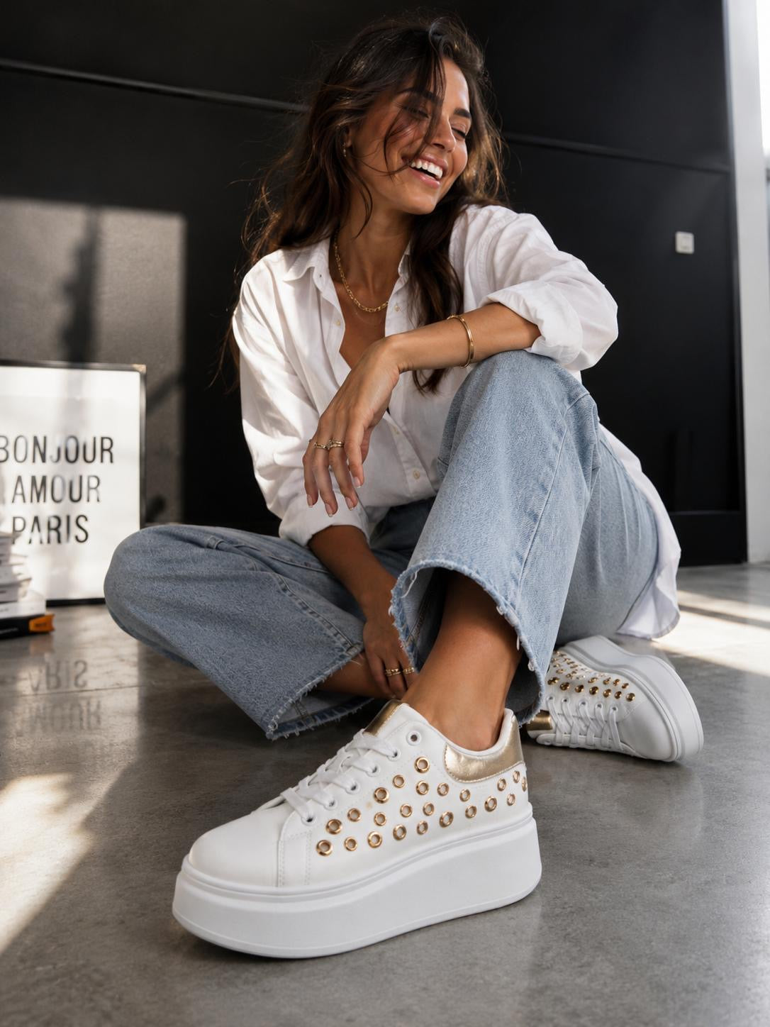 Sneakers « PALAZZO » BLANCHE