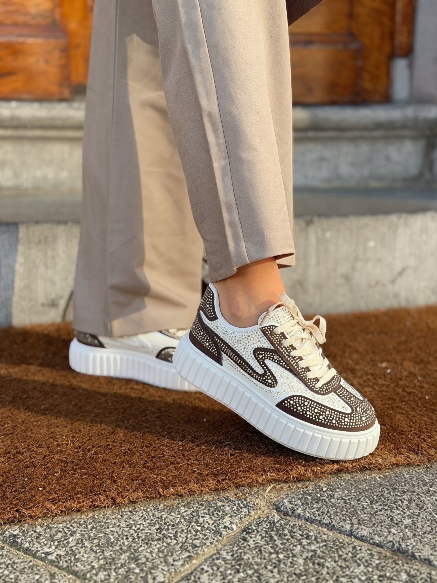 Sneakers « TANIA » CHOCO