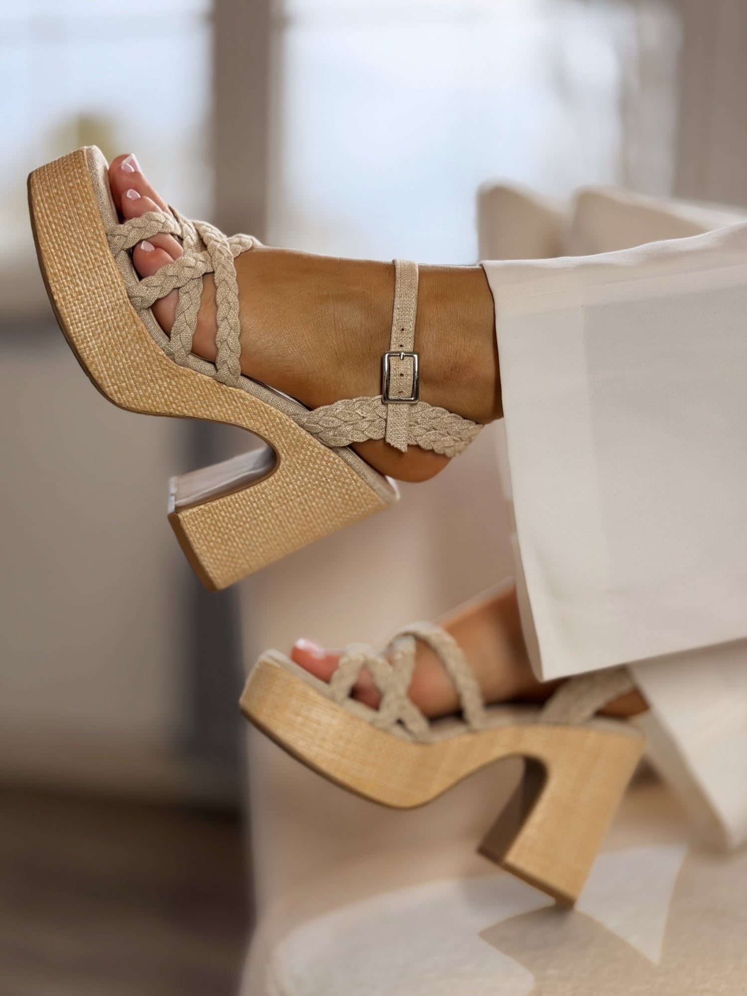 Talons « NORA » BEIGE