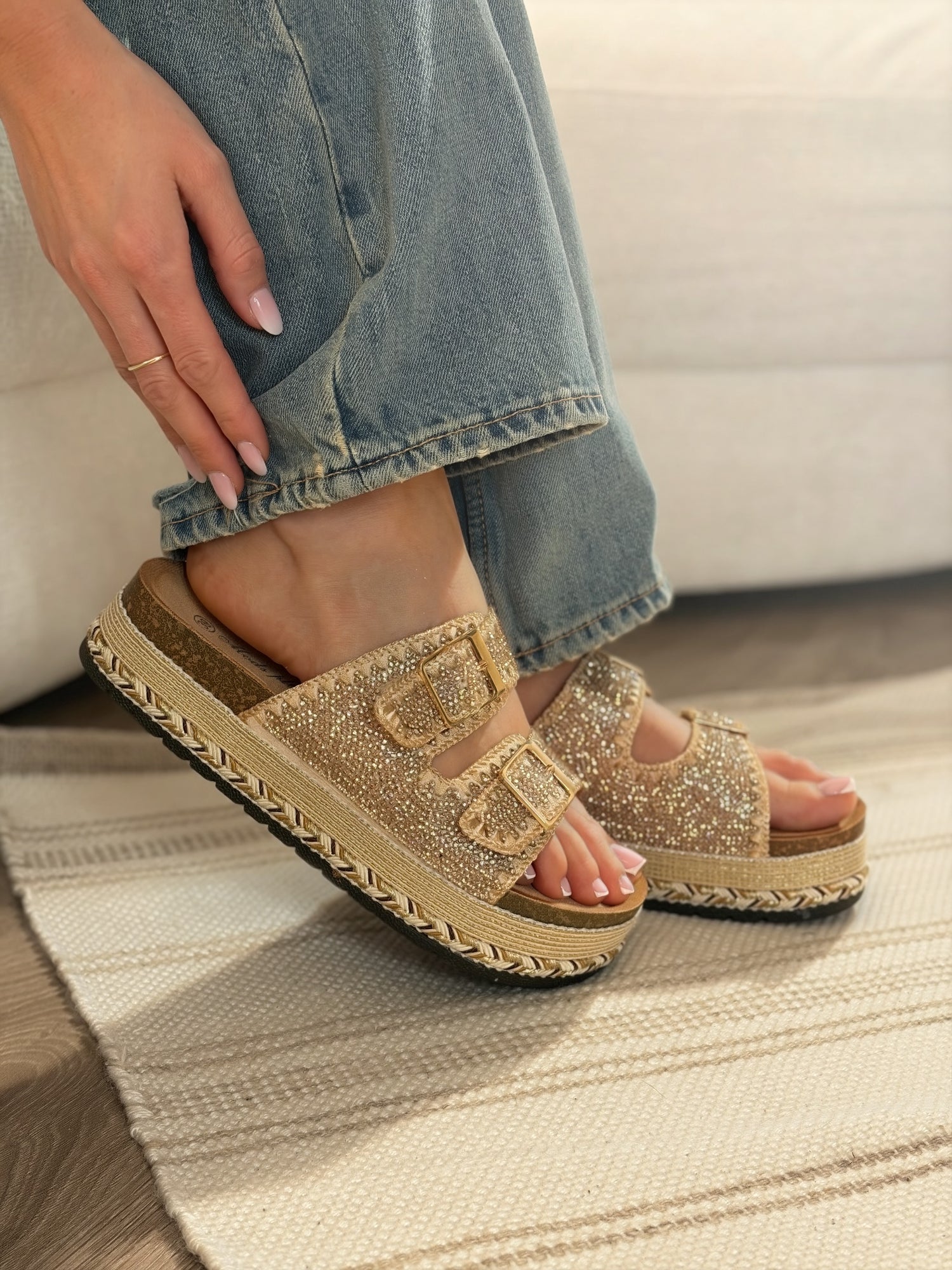 Sandales « LALIE » GOLD