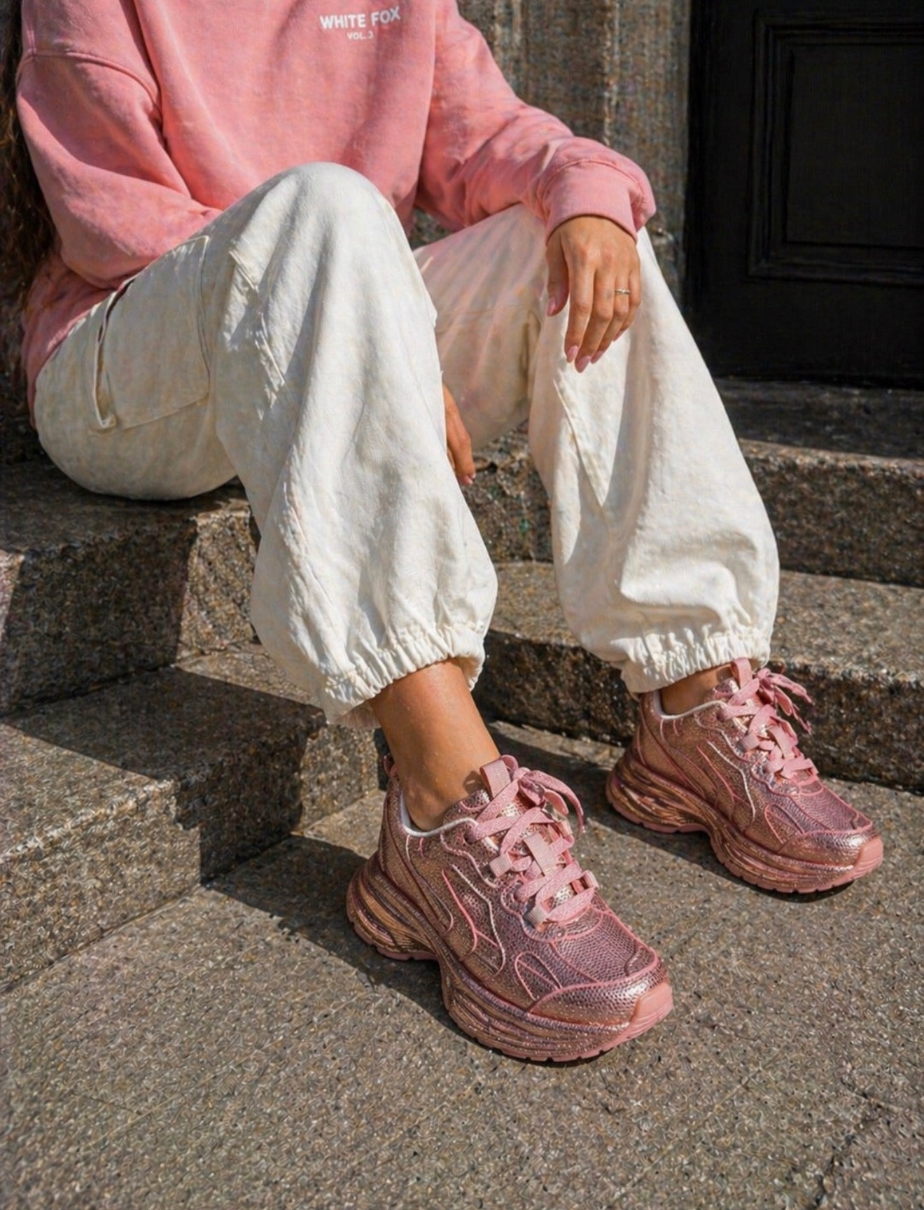 Sneakers « STRASS » PINK