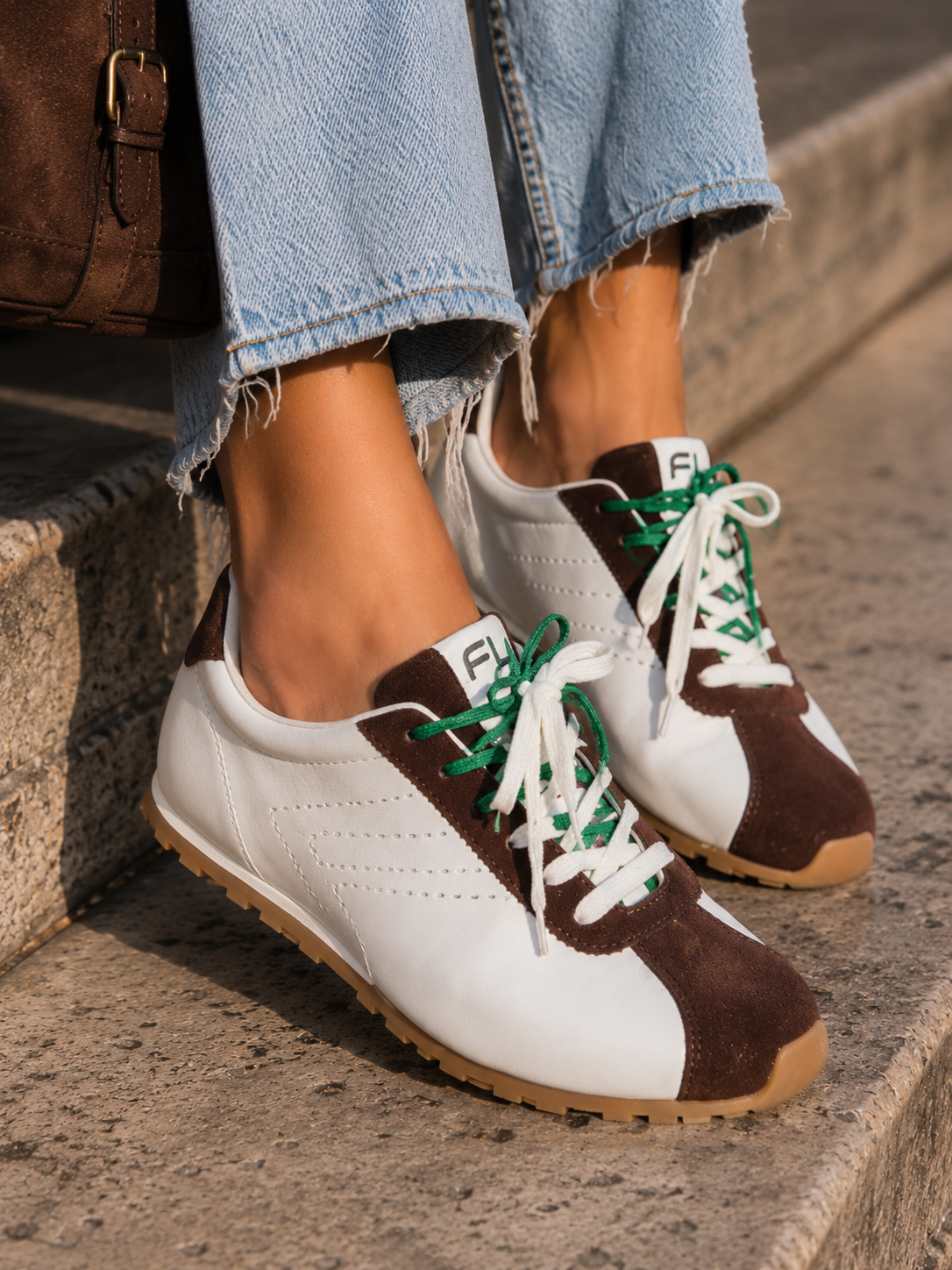 Sneakers ‹‹ MIU ›› BLANC/CHOCO